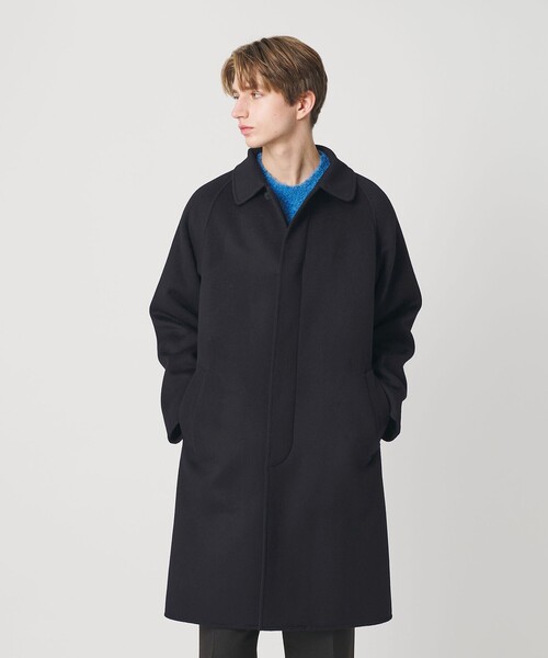 UNITED ARROWS リバー ノーカラー ショートコート B UNITED ARROWS（ユナイテッドアローズ）の「＜UNITED ARROWS＞リバー