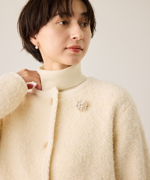 ROPE' PICNIC（ロペピクニック）の「アソートビジューブローチ（ブローチ/コサージュ・レディース・ゴールド/ゴールド系その他・FREE）」の3枚目の写真