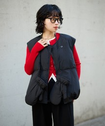volume down vest mitten set /ミトン付きボリュームダウンベスト