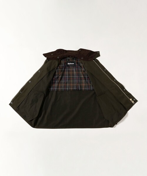 Barbour(バブアー)の「【別注】Barbour / TRANSPORT ポリエステルコットン ピーチスキン ジャケット(ブルゾン・メンズ・ブラック/オリーブ/ベージュ・34/36/38/40/42)」の8枚目の写真