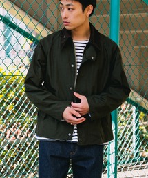 BEAMS F（ビームスエフ）の「【別注】Barbour / TRANSPORT ポリエステルコットン ピーチスキン ジャケット（ブルゾン）」