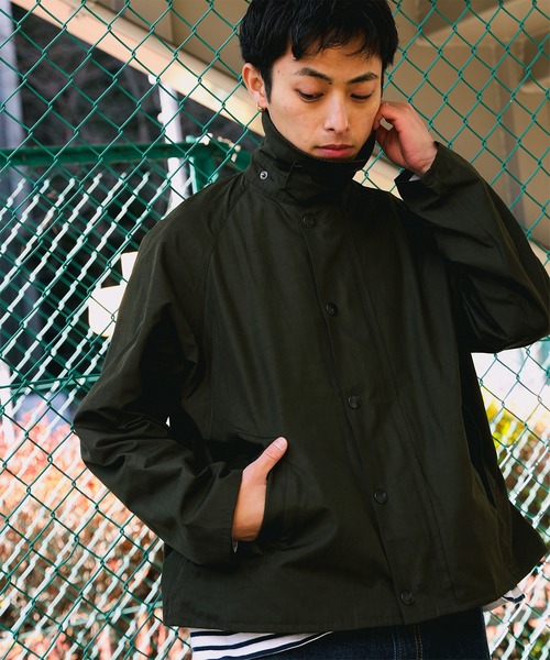 別注】Barbour / TRANSPORT ポリエステルコットン ピーチスキン