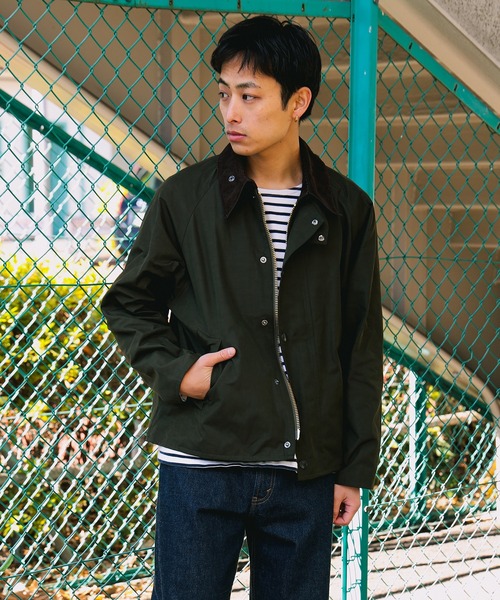 Barbour(バブアー)の「【別注】Barbour / TRANSPORT ポリエステルコットン ピーチスキン ジャケット(ブルゾン・メンズ・ブラック/オリーブ/ベージュ・34/36/38/40/42)」の21枚目の写真