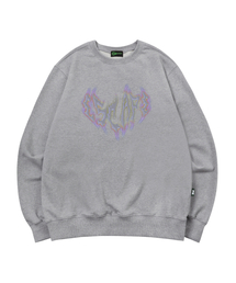 THORN LOGOプリント スウェット グレー