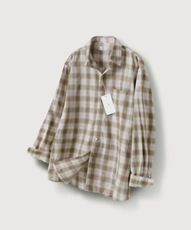 MOOD INSIDE（ムードインサイド）の「レタリーオーバーチェックシャツ_Beige（シャツ/ブラウス）」