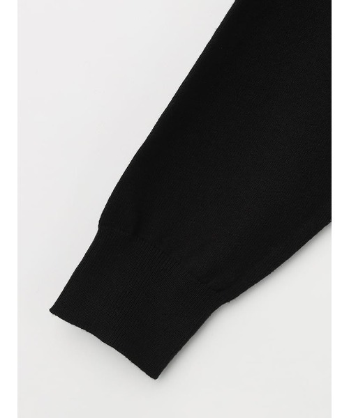 Perfect Suit FActory（パーフェクトスーツファクトリー）の「【Smart Pick！】レーヨンブレンド　モックネック　ベーシックニット　ブラック/ネイビー/ブラウン（ニット/セーター・メンズ・ブラック/ネイビー/ブラウン・M/S/LL/L）」の5枚目の写真