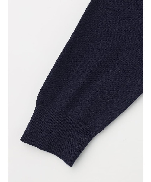 Perfect Suit FActory（パーフェクトスーツファクトリー）の「【Smart Pick！】レーヨンブレンド　モックネック　ベーシックニット　ブラック/ネイビー/ブラウン（ニット/セーター・メンズ・ブラック/ネイビー/ブラウン・M/S/LL/L）」の13枚目の写真