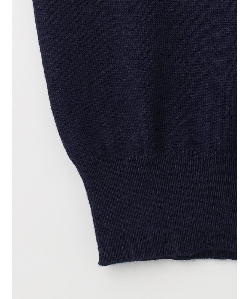 Perfect Suit FActory（パーフェクトスーツファクトリー）の「【Smart Pick！】レーヨンブレンド　モックネック　ベーシックニット　ブラック/ネイビー/ブラウン（ニット/セーター・メンズ・ブラック/ネイビー/ブラウン・M/S/LL/L）」の14枚目の写真