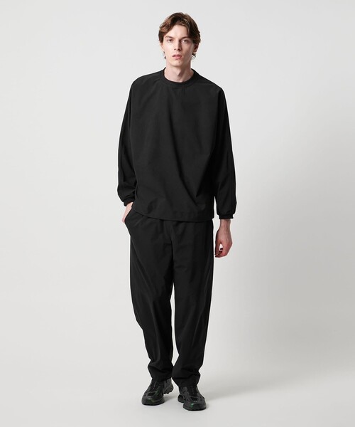 D.O UNITED ARROWS BY DAISUKE OBANA＞ TFT WD/TPD PANTS BLACK