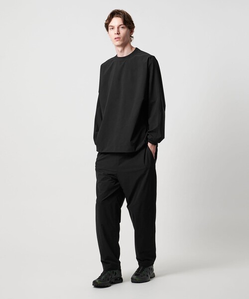 D.O UNITED ARROWS BY DAISUKE OBANA＞ TFT WD/TPD PANTS BLACK