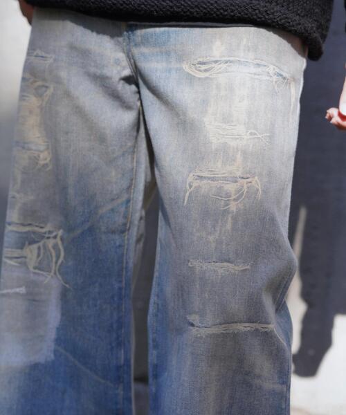 BEAVER(ビーバー)の「B omnivore/ビーオムニボー 転写 DENIM PANT(デニムパンツ・メンズ・その他4・L/M/XL)」の19枚目の写真