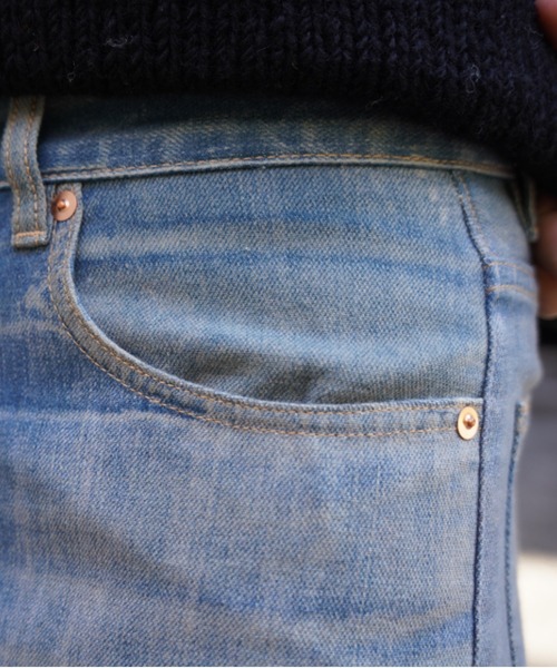 BEAVER(ビーバー)の「B omnivore/ビーオムニボー 転写 DENIM PANT(デニムパンツ・メンズ・その他4・L/M/XL)」の11枚目の写真