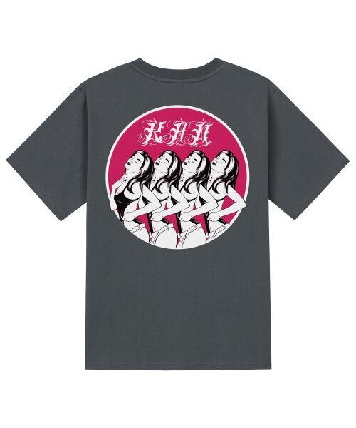 KAN6312(カン6312)の「KTG0037 オールドガールズ 半袖Tシャツ - グレー(Tシャツ/カットソー・メンズ・その他・LARGE/MEDIUM/SMALL/X-LARGE)」の1枚目の写真