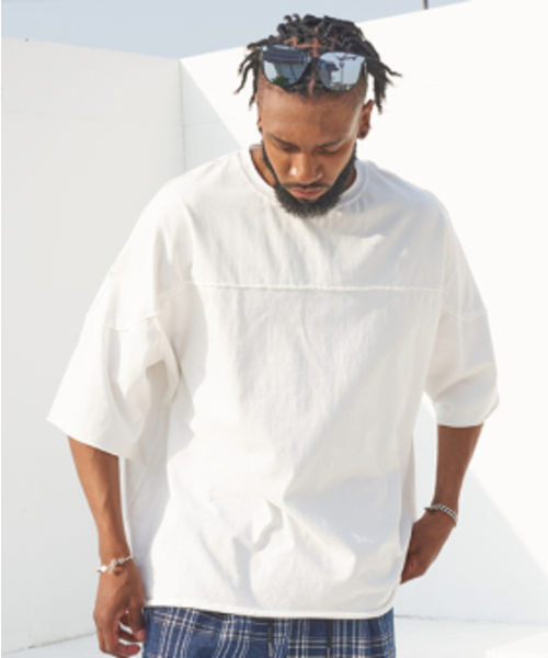 TENER(テネル)の「Washing Decky 1982 Boxy T-White(Tシャツ/カットソー・メンズ・その他・FREE)」の1枚目の写真