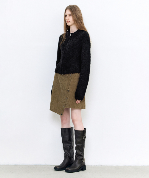 INSILENCE WOMEN(インサイレンスウーマン)の「コーデュロイアンバランススカートASHBROWN(スカート・レディース・その他・X-SMALL/SMALL/MEDIUM)」の2枚目の写真