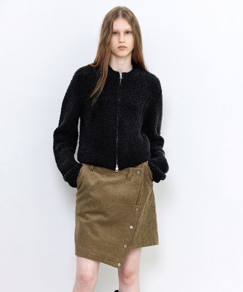 INSILENCE WOMEN(インサイレンスウーマン)の「コーデュロイアンバランススカートASHBROWN(スカート・レディース・その他・X-SMALL/SMALL/MEDIUM)」の5枚目の写真