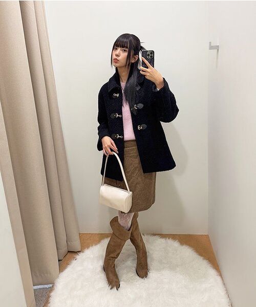 INSILENCE WOMEN(インサイレンスウーマン)の「コーデュロイアンバランススカートASHBROWN(スカート・レディース・その他・X-SMALL/SMALL/MEDIUM)」の7枚目の写真