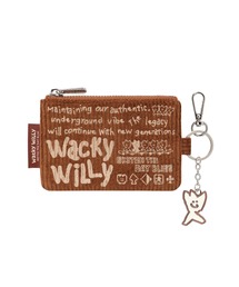 Wacky WiLLy（ワッキーウィリー）の「キキ キーリング コーデュロイ ポーチ ブラウン（その他小物）」