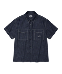 Wacky WiLLy（ワッキーウィリー）の「Easy denim short sleeve shirt blue（シャツ/ブラウス・メンズ）」