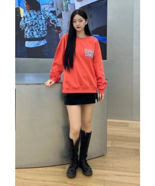 EXTRAORDINARY(エクストラオーディナリー)の「DIGITAL GYPSY PRINT CREWNECK ORANGE(スウェット・メンズ・その他・LARGE/X-LARGE/MEDIUM)」の6枚目の写真