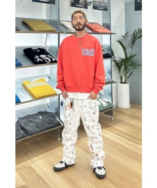 EXTRAORDINARY(エクストラオーディナリー)の「DIGITAL GYPSY PRINT CREWNECK ORANGE(スウェット・メンズ・その他・LARGE/X-LARGE/MEDIUM)」の7枚目の写真