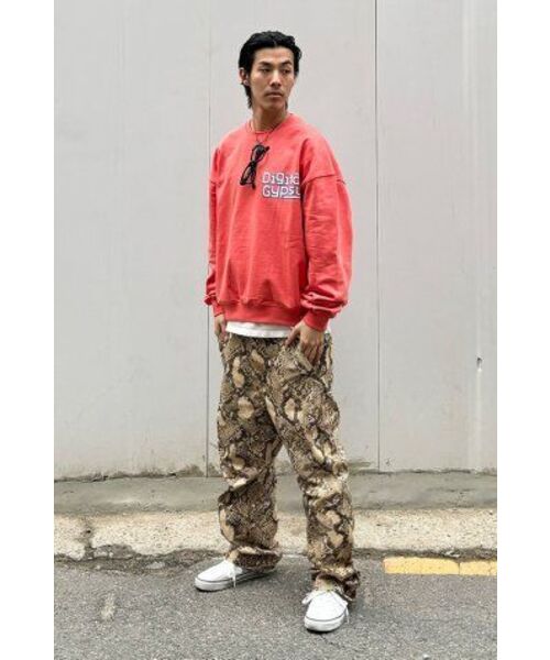 EXTRAORDINARY(エクストラオーディナリー)の「DIGITAL GYPSY PRINT CREWNECK ORANGE(スウェット・メンズ・その他・LARGE/X-LARGE/MEDIUM)」の9枚目の写真