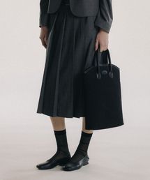BLANKROOM HER（ブランクルームウーマン）の「Fleur Pleated Wrap Skirt_GRAY（スカート）」