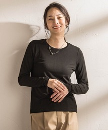 【WEB限定】吸湿発熱スムースストレッチカットソー