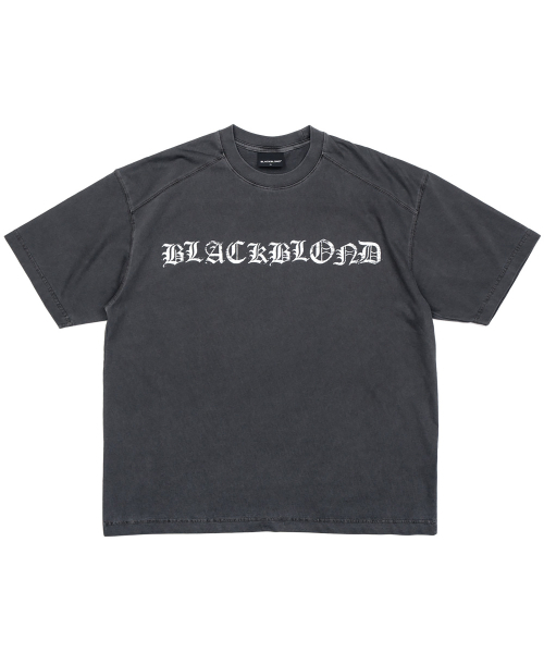 BLACK BLOND(ブラック ブロンド)の「ビビディ クラッシュド ペイスト ピグメント 半袖Tシャツ (チャコール)(Tシャツ/カットソー・レディース・その他・MEDIUM/LARGE/X-LARGE)」の2枚目の写真
