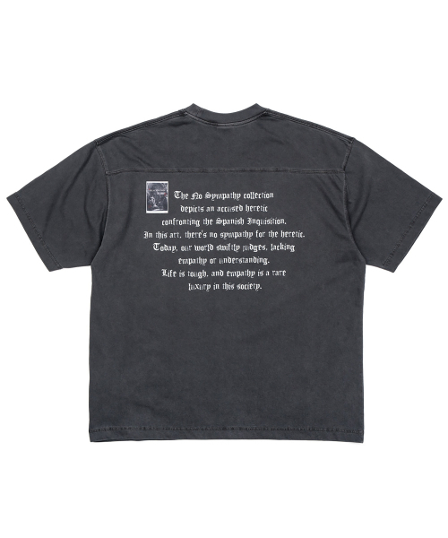 BLACK BLOND(ブラック ブロンド)の「ビビディ クラッシュド ペイスト ピグメント 半袖Tシャツ (チャコール)(Tシャツ/カットソー・レディース・その他・MEDIUM/LARGE/X-LARGE)」の3枚目の写真