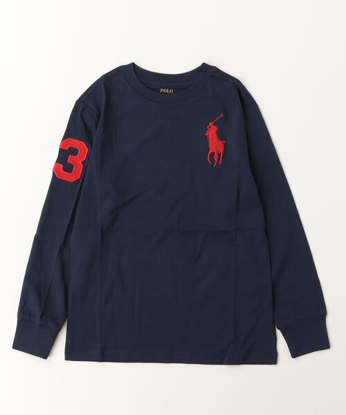 POLO RALPH LAUREN CHILDRENSWEAR(ポロ ラルフ ローレン チルドレンズウェア)の「Big Pony コットン ジャージー Tシャツ(Tシャツ/カットソー・キッズ・ネイビー系1・L/M/S/XL)」の3枚目の写真