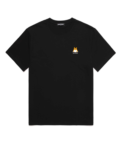 VANNWORKS(バンワークス)の「ウェルシュコーギー オーバーサイズ 半袖Tシャツ (VNDTS213) ブラック(Tシャツ/カットソー・レディース・その他・LARGE/MEDIUM/SMALL/X-LARGE/XX-LARGE)」の1枚目の写真