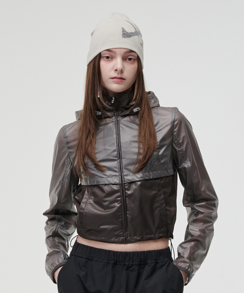 KZM(ケージエム)の「レイヤードメッシュジャケット(ナイロンジャケット・レディース・ブラウン・SMALL/MEDIUM/LARGE)」の2枚目の写真