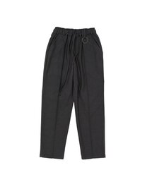 80. PIN-TUCK LOOSE-FIT PANTS (Gray)