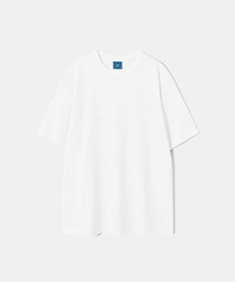 Silicone Logo Short Sleeve T-shirt T77 White