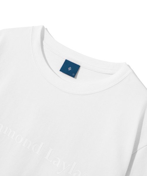 Diamond Layla(ダイアモンドレイラ)の「Silicone Logo Short Sleeve T-shirt T77 White(Tシャツ/カットソー・レディース・その他・MEDIUM/X-LARGE/LARGE)」の3枚目の写真