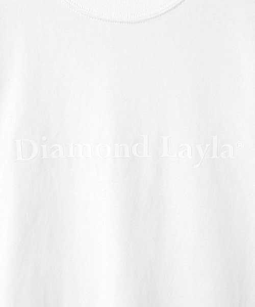 Diamond Layla(ダイアモンドレイラ)の「Silicone Logo Short Sleeve T-shirt T77 White(Tシャツ/カットソー・レディース・その他・MEDIUM/X-LARGE/LARGE)」の4枚目の写真