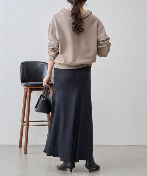 BEARDSLEY（ビアズリー）の「オフショルトレーナー（Tシャツ/カットソー・レディース・ベージュ/モカ・FREE）」の9枚目の写真