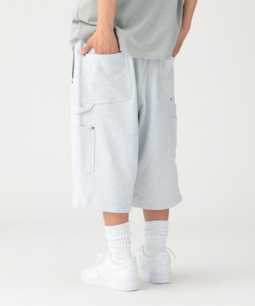 BEAMS(ビームス)の「Double Knee Sweat Shorts(スウェットパンツ・メンズ・アッシュグレー/ブラック・S/M/L/XL)」の20枚目の写真