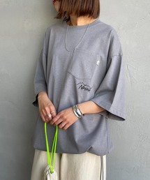 NANGA（ナンガ）の「【WEB先行予約】[NANGA ナンガ] 別注 ルーズフィット ドローコードポケットTシャツ（Tシャツ/カットソー）」