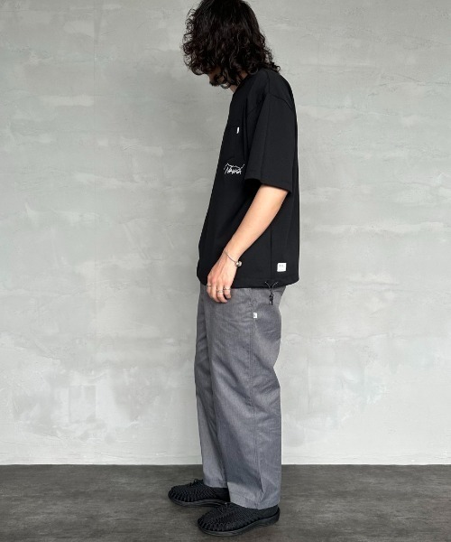 NANGA/ナンガ] 別注 ルーズフィット ドローコードポケットTシャツ（T 