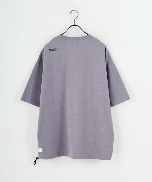 NANGA（ナンガ）の「【WEB先行予約】[NANGA/ナンガ] 別注 ルーズフィット ドローコードポケットTシャツ（Tシャツ/カットソー・レディース・ブラック/ホワイト/チャコール・XL/L/M/S）」の14枚目の写真