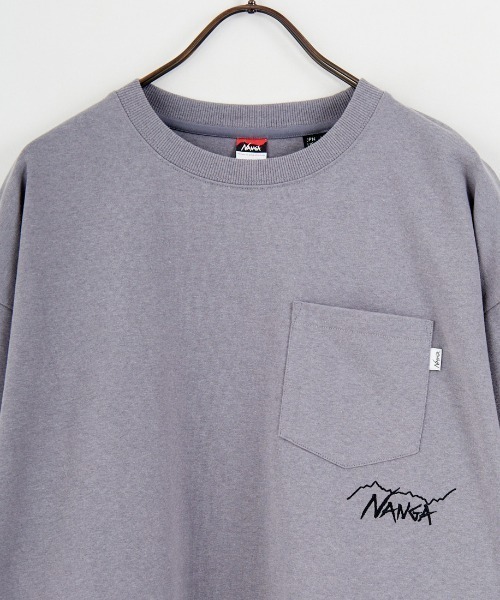 NANGA（ナンガ）の「【WEB先行予約】[NANGA/ナンガ] 別注 ルーズフィット ドローコードポケットTシャツ（Tシャツ/カットソー・レディース・ブラック/ホワイト/チャコール・XL/L/M/S）」の15枚目の写真