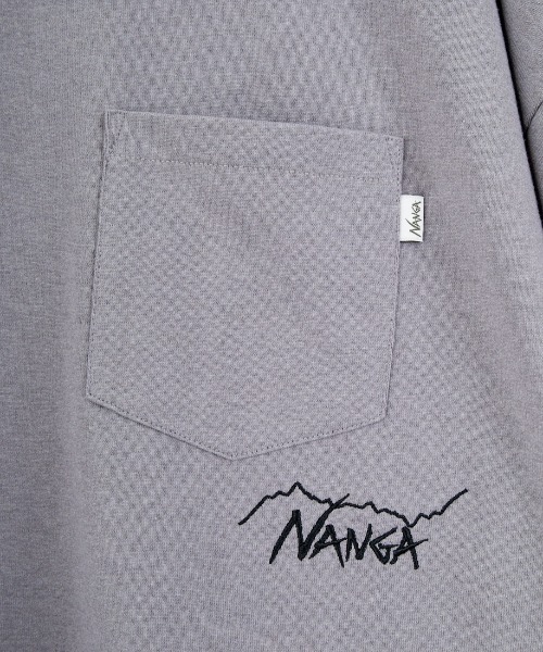 NANGA（ナンガ）の「【WEB先行予約】[NANGA/ナンガ] 別注 ルーズフィット ドローコードポケットTシャツ（Tシャツ/カットソー・レディース・ブラック/ホワイト/チャコール・XL/L/M/S）」の16枚目の写真