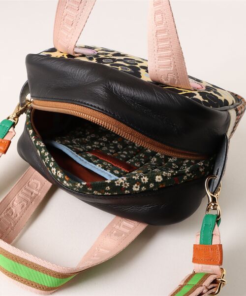 tsumori chisato CARRY（ツモリチサトキャリー）の「ミニボストン　ツモリチサト　マルチチェック（ハンドバッグ・レディース・オレンジ/ブルー・FREE）」の5枚目の写真