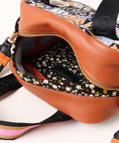 tsumori chisato CARRY（ツモリチサトキャリー）の「ミニボストン　ツモリチサト　マルチチェック（ハンドバッグ・レディース・オレンジ/ブルー・FREE）」の7枚目の写真