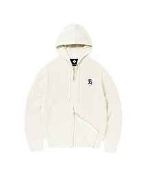 EIGHTVOLUME（エイトボリューム）の「EV E Patch Hatchi Knit Hoodie (Ivory)（パーカー）」