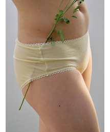 SOOPUI（スープイ）の「Ribbed tencel panties in Glow（ショーツ）」