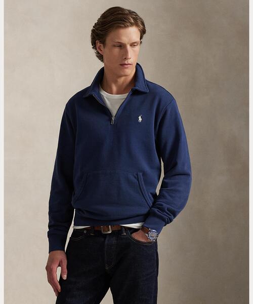 Polo Ralph Lauren ロゴフリースクォータージップ ロゴバック フリース クォータージップ スウェットシャツ（スウェット