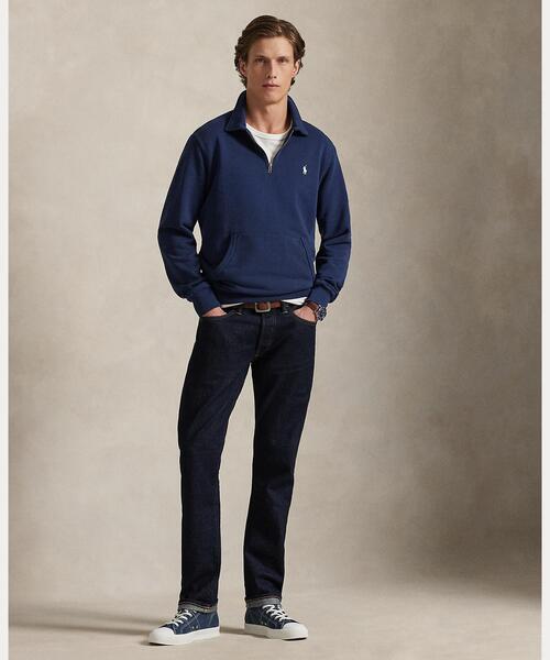 POLO RALPH LAUREN(ポロ ラルフ ローレン)の「ロゴバック フリース クォータージップ スウェットシャツ(スウェット・メンズ・ネイビー系1・L/XXL/XS/XL/S/M)」の6枚目の写真